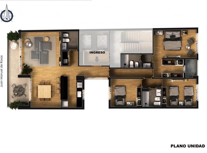 Departamento · 137m² · 4 Ambientes · 1 Cochera