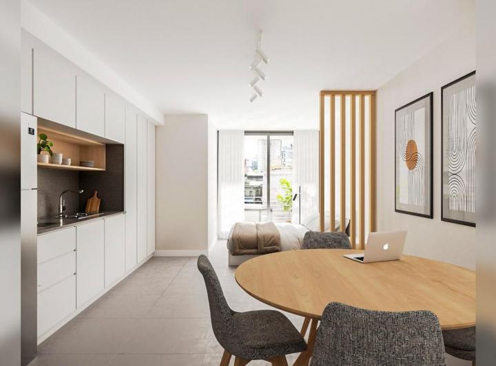 Departamento · 45m² · 2 Ambientes · 1 Cochera