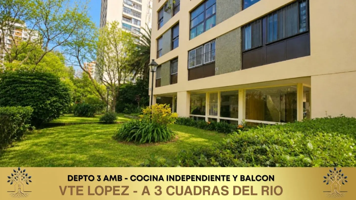 Dpto 3 amb con balcon Vicente Lopez