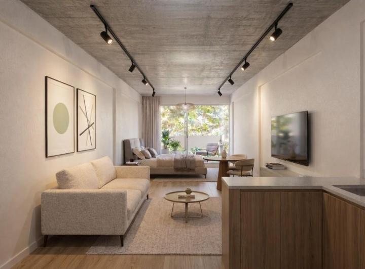 Departamento · 36m² · 1 Ambiente · 1 Cochera