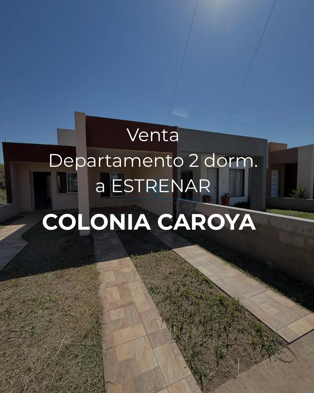 PREVENTA-DUPLEX 2 DORMITORIOS- COLONIA CAROYA