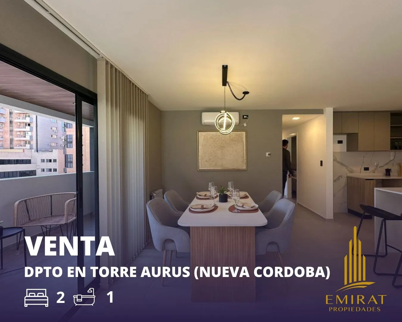 Dpto de categoria en venta, dos dormitorios en barrio nueva Córdoba (en pozo)