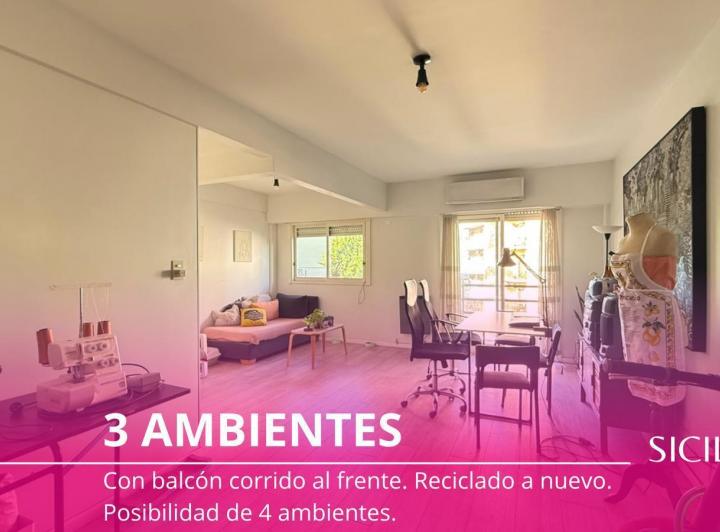 Departamento · 62m² · 3 Ambientes