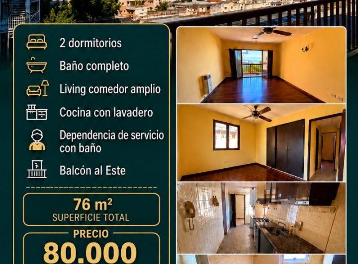 Departamento · 76m² · 3 Ambientes