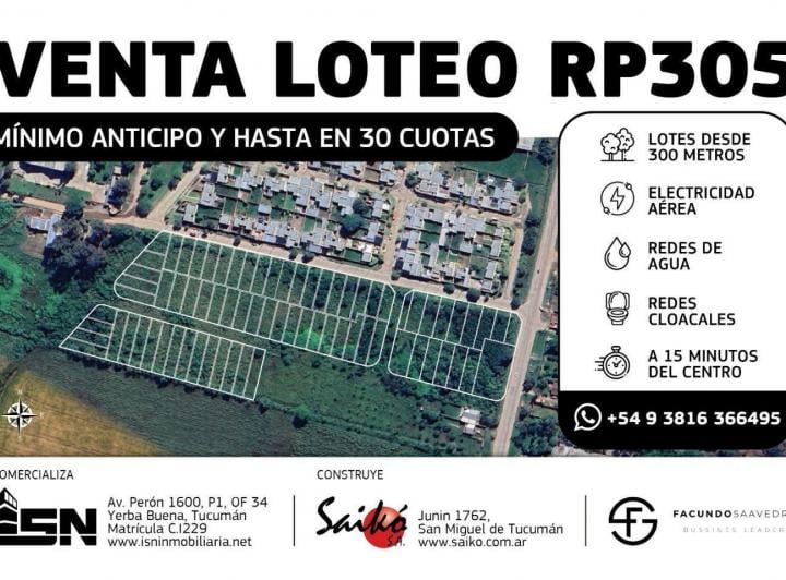 Terreno · 300m²