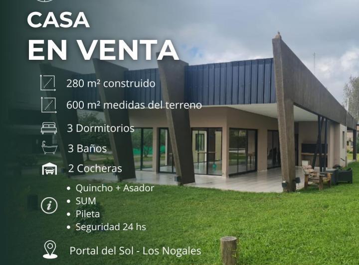 Casa · 280m² · 3 Dormitorios · 2 Cocheras