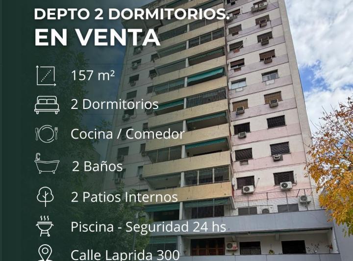 Departamento · 157m² · 2 Dormitorios