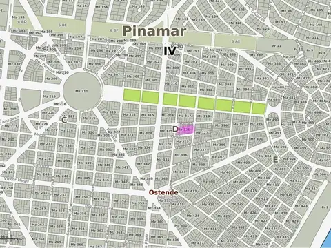 Terreno en Venta en Pinamar, Partido de Pinamar