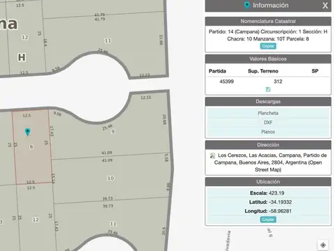 Terreno en Venta en Campana, Partido de Campana