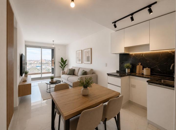 Departamento · 48m² · 2 Ambientes · 1 Cochera