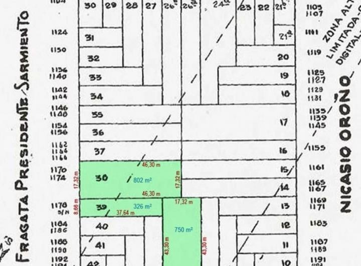 Terreno · 1880m²