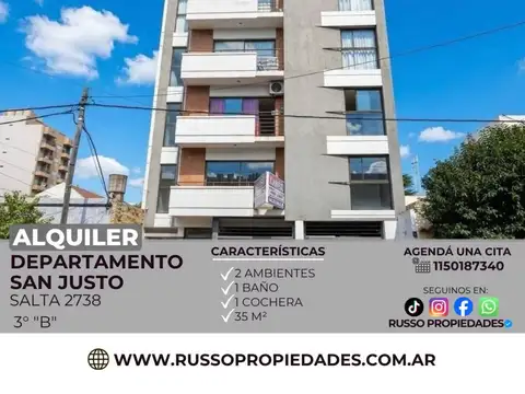 Departamento en Alquiler en San Justo, Partido de La Matanza