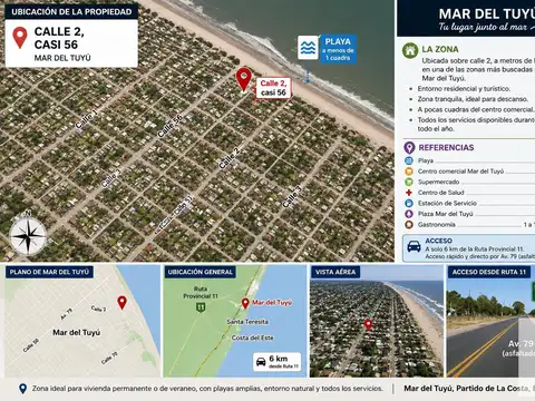Casa en Venta en Mar del Tuyú, Partido de La Costa