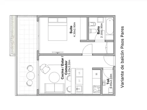 Departamento en Venta en Florida Mitre/Este, Florida