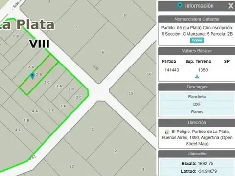 Terreno en Venta en Arturo Segui, Partido de La Plata