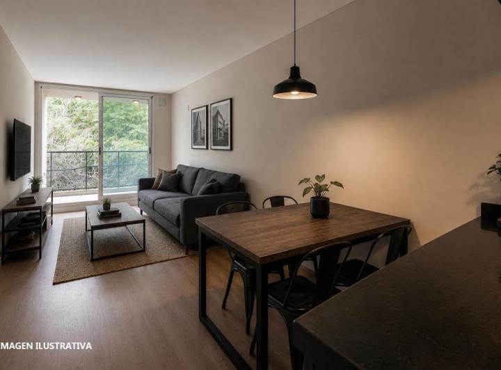 Departamento · 45m² · 2 Ambientes · 1 Cochera