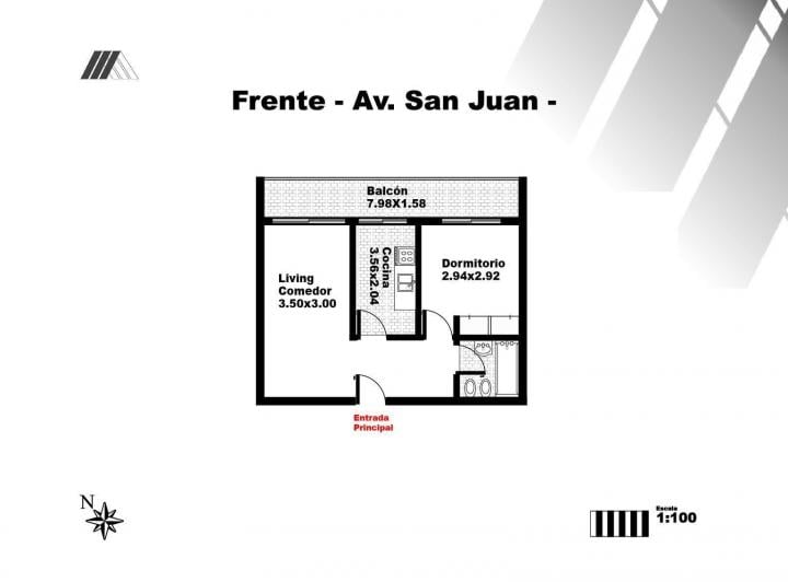Departamento · 37m² · 2 Ambientes
