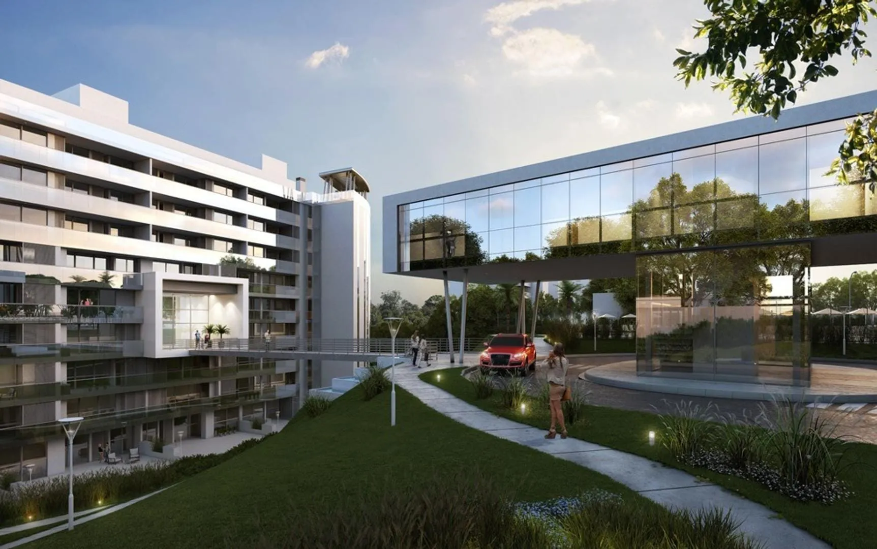 Exclusivo dpto 1 dormitorio con estar y escritorio en Casagrande Laplace – Torre...