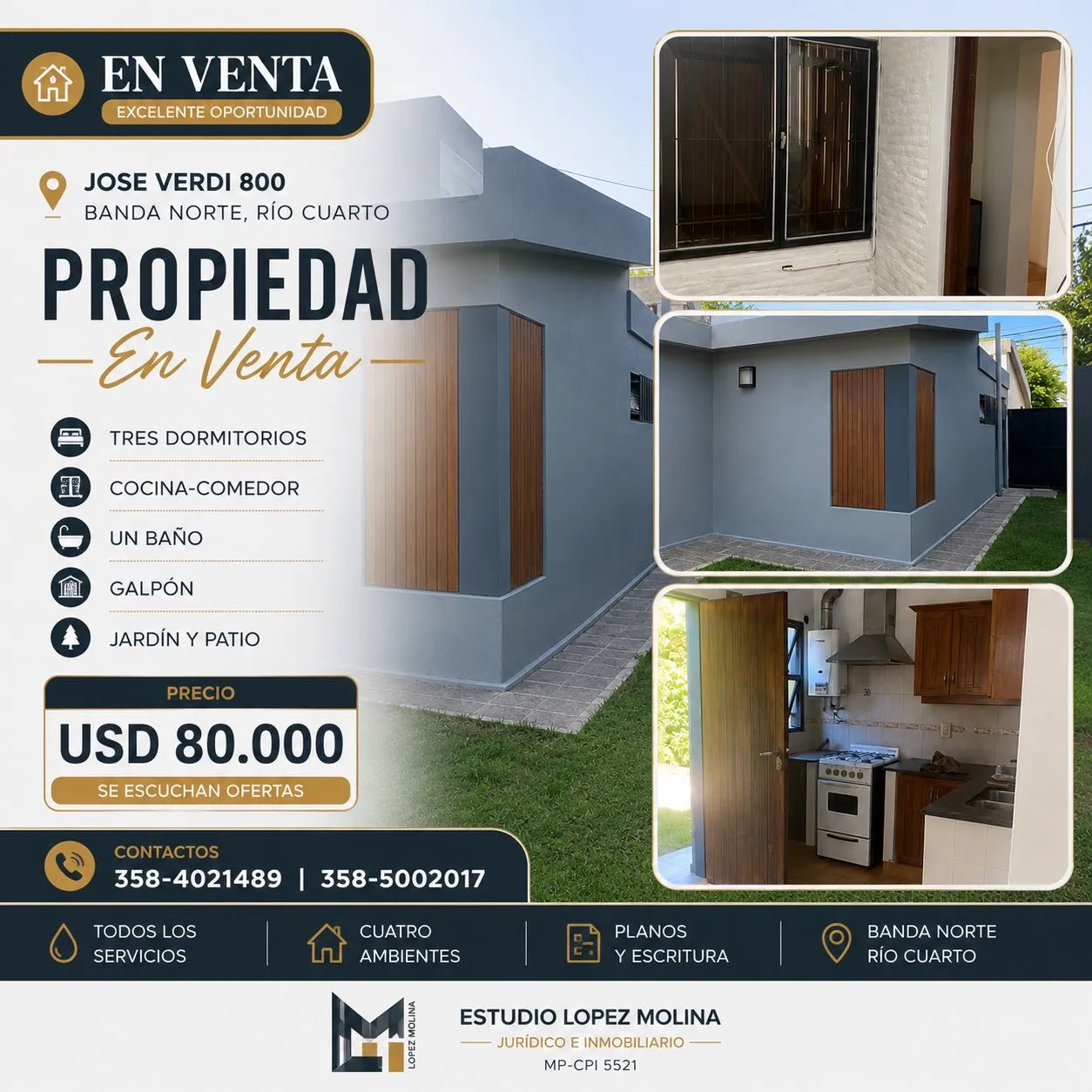 Venta de propiedad Rio Cuarto