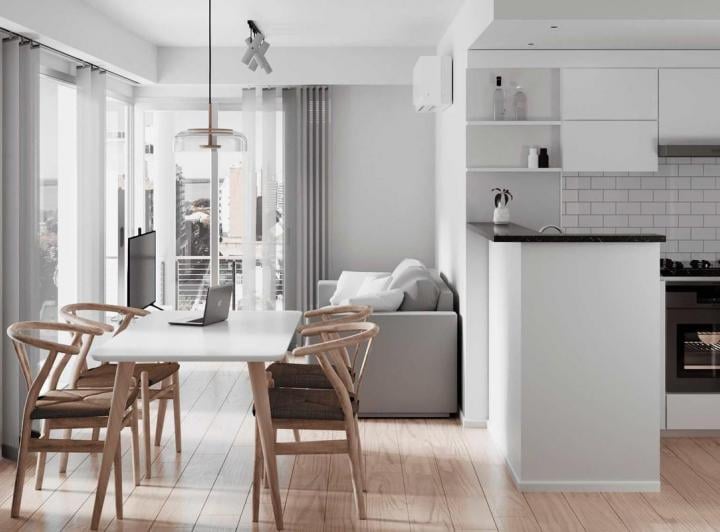 Departamento · 45m² · 2 Ambientes · 1 Cochera