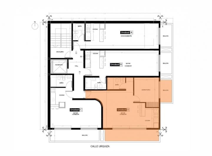 Departamento · 64m² · 1 Ambiente