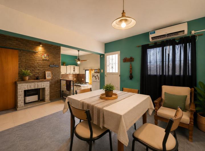 Casa · 140m² · 6 Ambientes · 1 Cochera