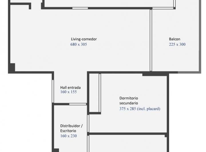 Departamento · 68m² · 3 Ambientes