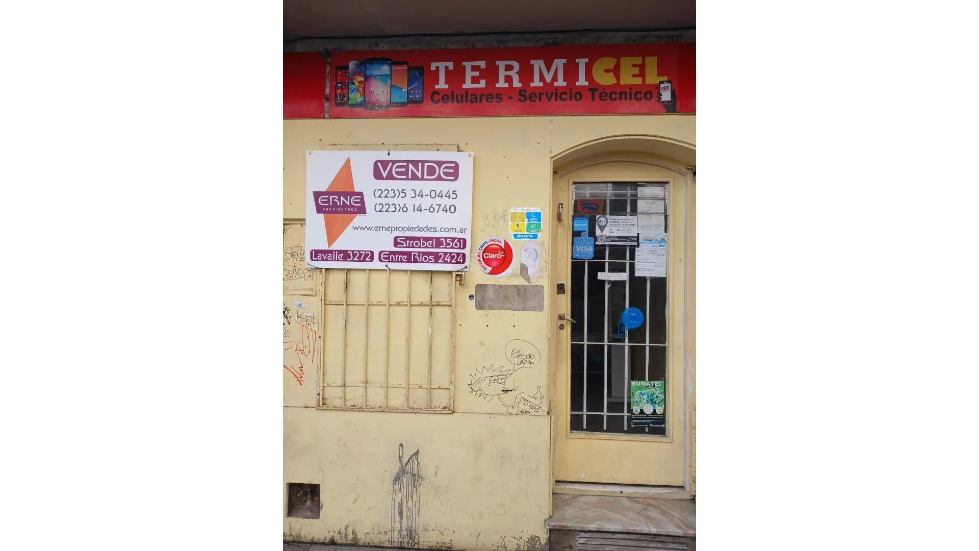 Local al frente en Zona Aldrey