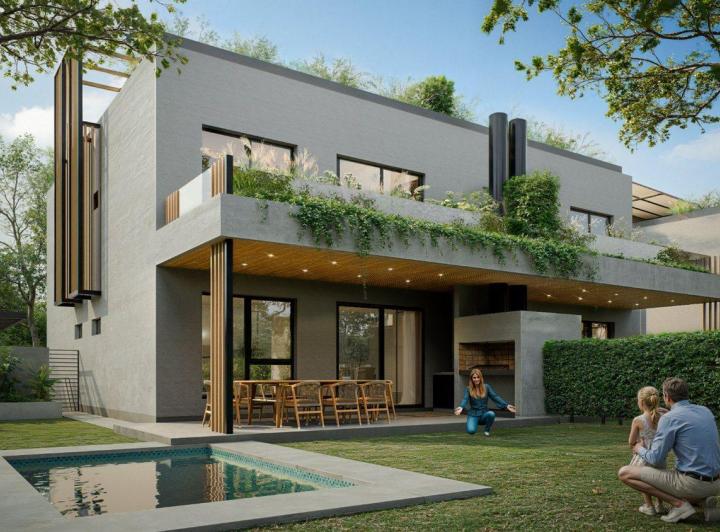 Casa · 92m² · 3 Ambientes · 2 Cocheras