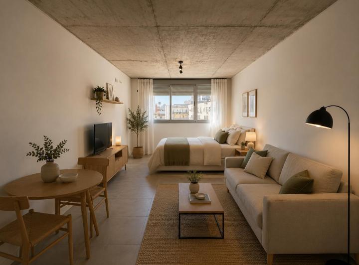 Departamento · 38m² · 1 Ambiente