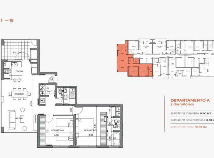 Departamento · 91m² · 10 Ambientes