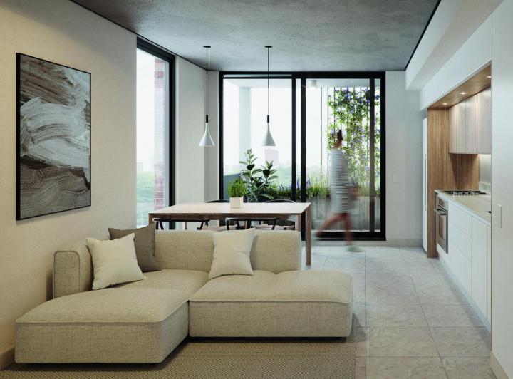 Departamento · 57m² · 3 Ambientes · 2 Cocheras