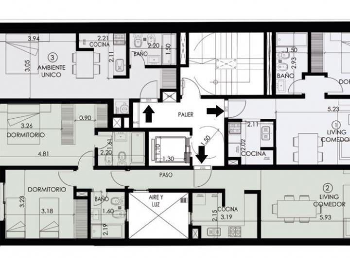 Departamento · 46m² · 2 Ambientes · 1 Cochera