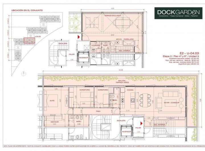 Departamento · 153m² · 5 Ambientes · 2 Cocheras