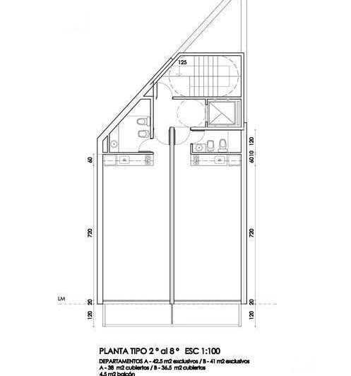 Departamento · 33m² · 1 Ambiente
