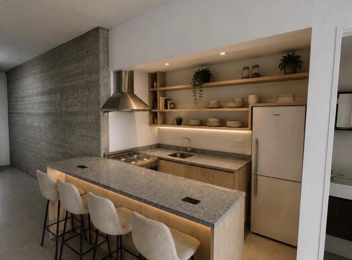 Departamento · 45m² · 1 Ambiente · 1 Cochera