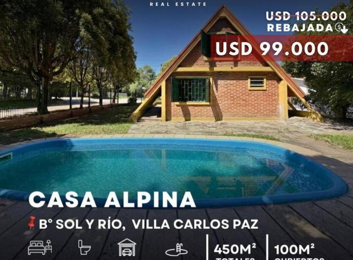 Casa · 100m² · 5 Ambientes · 1 Cochera