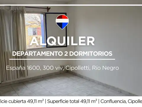 Departamento en Alquiler en Cipolletti, General Roca