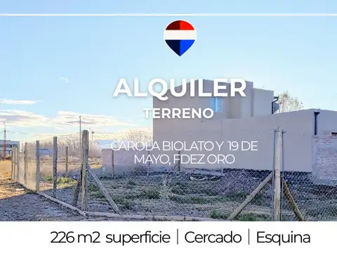 Terreno en Alquiler en General Fernandez Oro, General Roca
