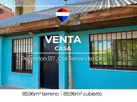 Casa en Venta en General Fernandez Oro, General Roca