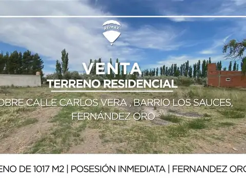 Terreno en Venta en General Fernandez Oro, General Roca
