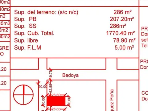 Terreno en Venta en Cordoba, Capital