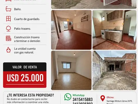 Casa en Venta en Casiano Casas, Rosario