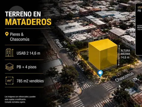 Terreno en Venta en Mataderos, CABA
