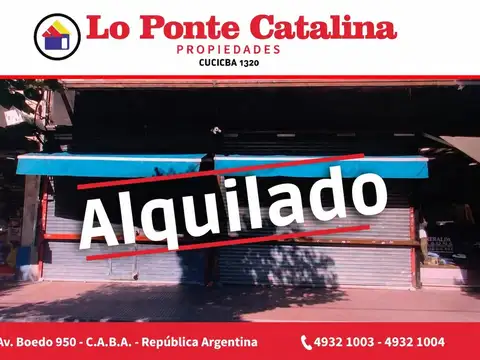 Local en Alquiler en Boedo, CABA