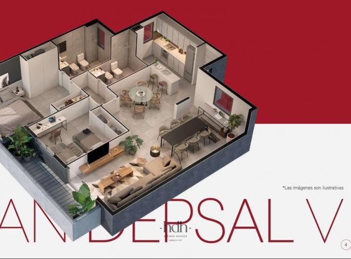 Departamento · 56m² · 5 Ambientes
