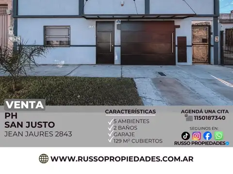 PH en Venta en San Justo, Partido de La Matanza