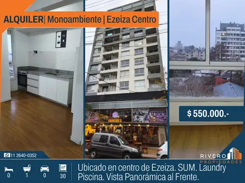 Departamento en Alquiler en Ezeiza, Partido de Ezeiza