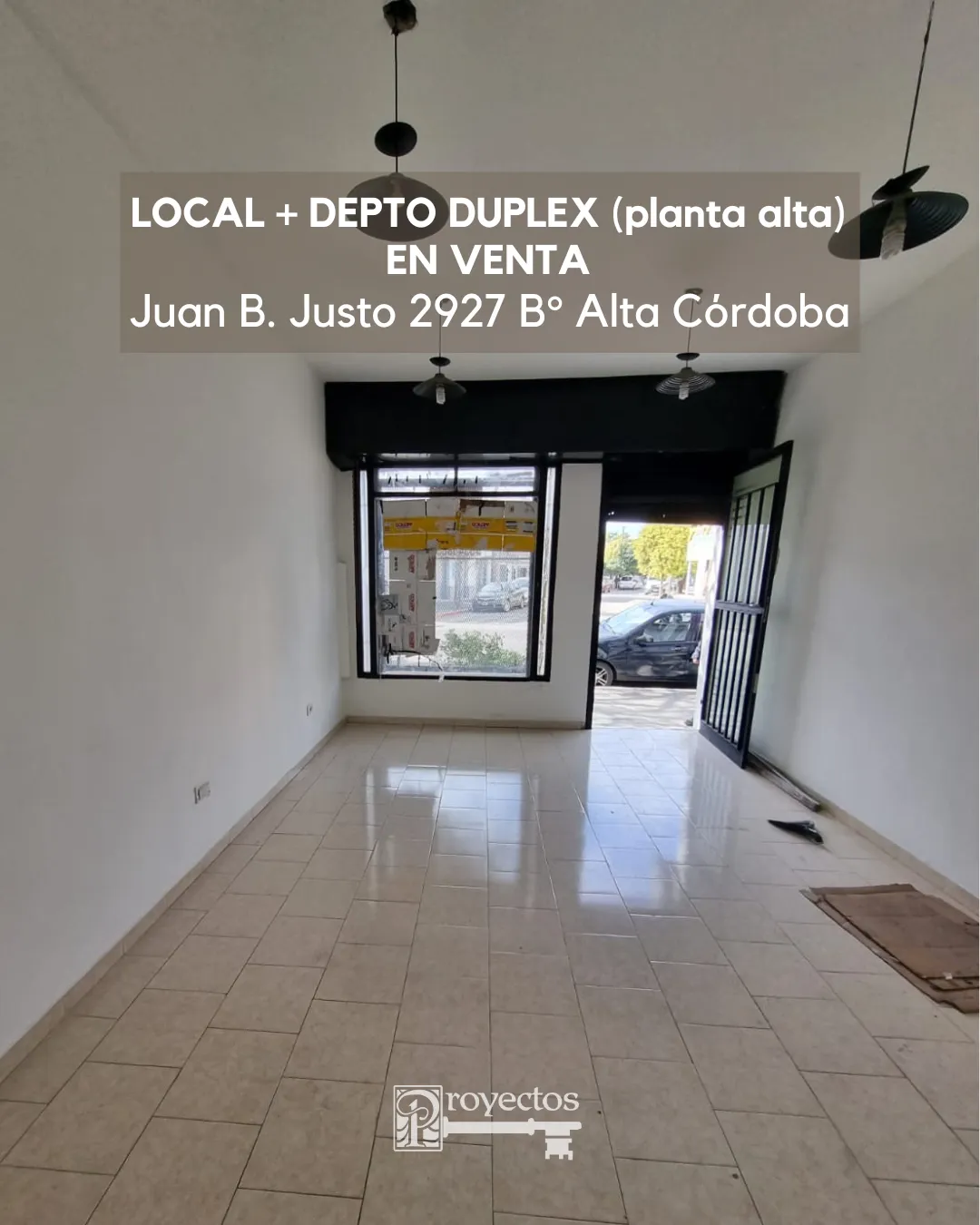 VENDO LOCAL + DEPTO DUPLEX (planta alta) B° Alta Cba. Juan B Justo 2927