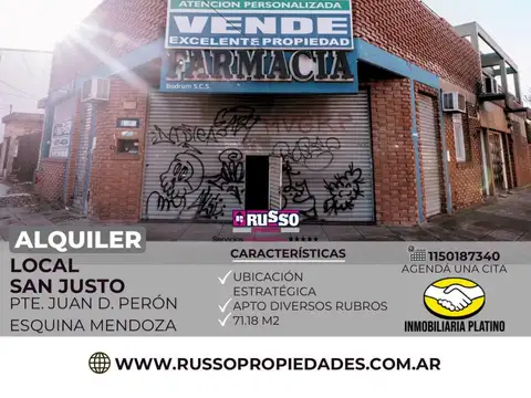 Local en Alquiler en San Justo, Partido de La Matanza